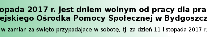 Dzień 2 listopada jest dniem wolnym od pracy. Dzień 2 listopada jest dniem wolnym od pracy.